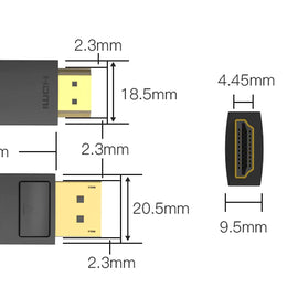 DP í HDMI snúra