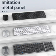 Load image into Gallery viewer, Lykilborð, snúrulaust 2,4G+Bluetooth