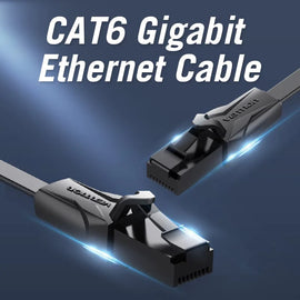 Net snúra, flöt, CAT6 UTP