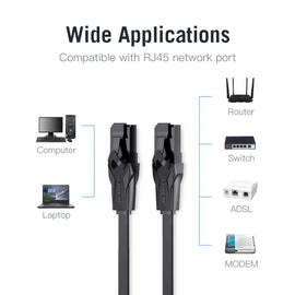 Net snúra, flöt, CAT6 UTP