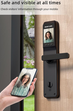 Load image into Gallery viewer, M1 pro, wifi, Tuya útidyralæsing með myndavél og dyrabjöllu