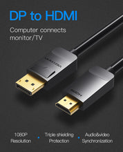Load image into Gallery viewer, DP í HDMI snúra

