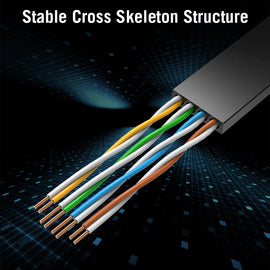 Net snúra, flöt, CAT6 UTP