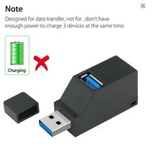 Load image into Gallery viewer, eitt í þrjú USB port

