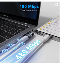 Load image into Gallery viewer, USB-C 540° USB-C millistykki
