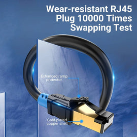 Net snúra, framlenging, Cat.6 SSTP