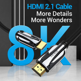 HDMI 2.1 snúra, málm