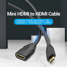 Load image into Gallery viewer, Míní HDMI framlengingarsnúra
