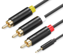 AV snúra, AV 3.5mm kall í 3RCA kall